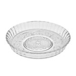 Prato para Bolo de Vidro Decorado Redondo - Imagem 2