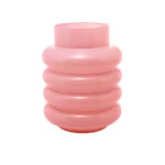 Vaso de Vidro Gomos Rosa - Imagem 2