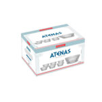 Conjunto 6 Bowl Sobremesa Centro De Mesa Atenas Vidro