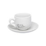 Jogo de Xícaras de Porcelana para Café Manhattan Falling Branco 12 Peças - Imagem 2