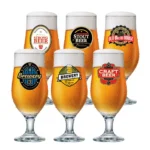 Jogo De Taças Royal Beer 6 Peças 330ml Em Vidro Ruvolo - Imagem 2