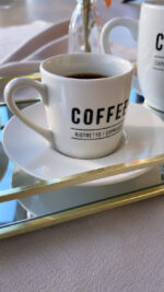 Jogo De Xícaras Manhattan 12 Peças 80ml Em Porcelana Hauskraft