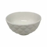 Bowl Diamond Branco 11x6cm Em Porcelana Lyor - Imagem 3