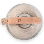 Chaleira de inox Roma com apito indução vanilla 2,7 litros - Imagem 3