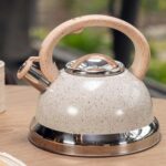 Chaleira de inox Roma com apito indução vanilla 2,7 litros - Imagem 5