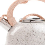 Chaleira de inox Roma com apito indução vanilla 2,7 litros - Imagem 4