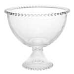Saladeira Pearl C/ Pé 21x19cm Em Cristal Wolff