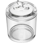 Pote Bird C/ Tampa 10,5x14,5cm Em Cristal Wolff - Imagem 2