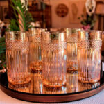 Jogo de copos de vidro Palace ambar 360 ml 06 peças