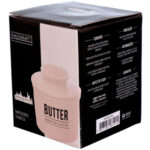 Manteigueira em cerâmica Francesa Branca 10 cm - Imagem 2